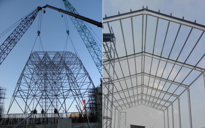 steel frame and portal frame