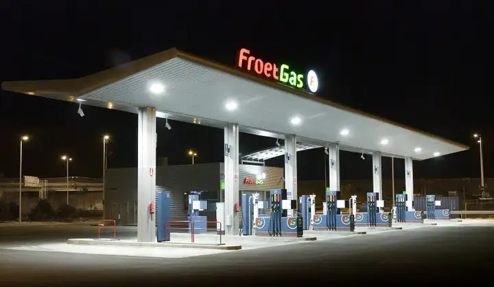 gas station